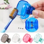 4PCS Travel Toothbrush Head Covers Toothbrush Protector Cap Brush Pod Case Protective Portable Plastic Clip For Household Travel