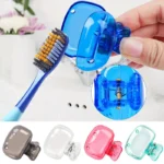 4PCS Travel Toothbrush Head Covers Toothbrush Protector Cap Brush Pod Case Protective Portable Plastic Clip For Household Travel