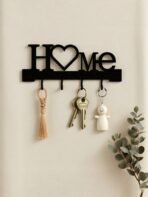 1pc Fashion Metal Key Hook - Wall-Mounted Key Rack Wall Decoration Bathroom Storage Fashion Modern Party Home Decor - Suitable For Living Room, Bedroom, Hallway, Office Universal - Image 2