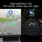 V9 car high-definition display KMH digital HUD windshield projection suitable for all automotive electronic components - Image 2