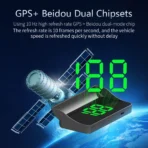 V9 car high-definition display KMH digital HUD windshield projection suitable for all automotive electronic components - Image 3