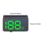 V9 car high-definition display KMH digital HUD windshield projection suitable for all automotive electronic components - Image 7