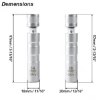 Spark Plug Socket Wrench Adapter 14mm 16mm Install Replace Repair Kit Swivel Torque Magnetic Remove Removal Gap Tool Car AUTO - Image 5