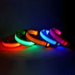 Dog Collar Nylon LED Night Safety Flashing Glow In The Dark Pet Dog Leash pet Dogs Luminous Fluorescent  dog accessories collar - Image 6