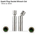 Spark Plug Socket Wrench Adapter 14mm 16mm Install Replace Repair Kit Swivel Torque Magnetic Remove Removal Gap Tool Car AUTO - Image 7