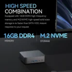 NEW MINI PC Windows 11 Intel Core i9 10980HK/intel N150 16GB RAM 1TB SSD WIFI 6 BT5.2 4K HD Mini Gaming office study Pc - Image 6