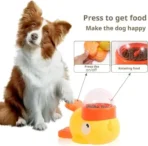Pet slow food bowl, duck dog snack dispenser, slow anti-swallowing dog food feeder interactive feeder for small and medium pets - Image 4