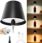 Wireless Bottle Table Lamp Touch Control of 3 Colors and Stepless Dimming Night Lamp For Bar Wine Bottles Decor Desk Lights - Image 13