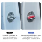 SEAMETAL 4pcs Universal Car Door Lock Damper Buffer Sillcone Deadener Seal Shock Absorber Noise Insulation for Car Accessories - Image 2