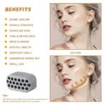 Silicone Jaw Exerciser Facial Toner & Jawline Fitness Ball Neck Toning Equipment Facial Beauty Tool Double Chin Exerciser - Image 5