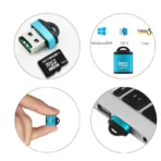 Mini USB Micro SD/TF Memory Card Reader USB 2.0 High Speed  Adapter for Computer Desktop Laptop Notebooks Accessories cartridg - Image 3