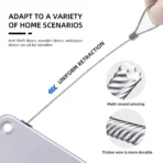 Punch-Free Automatic Sensor Door Closer Adjustable Surface Door Stop Bracket Pull Cord Door Closer for Residential Commercial - Image 5