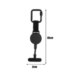 Retractable Anti-Theft Phone Holder Smartphone Safety Lanyard Stra with Carabiner Anti-Drop Harness for Hiking Cycling Climbing - Image 6