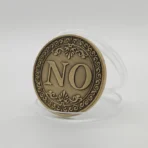 1PC Bronze Yes or No Commemorative Coin Souvenir Non-currency Coins Game Prop Challenge Coins Collection Decoration Crafts - Image 3