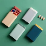 Mini Small Portable Travel Vitamin Box Pill Cases Container Organizer Storage Tablet 7 Days 6 Grids Medicine Fish Oils