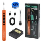 USB soldering iron mini small soldering iron set portable household type-C interface 800mAh battery Adjustable temperature - Image 16