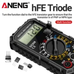 Multimeter Tester Pen Suit ANENG Multimeters 1999 Counts 24-250V Voltage Detector Meter Diagnostic Breakpoint Finder - Image 3