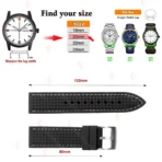 Premium Silicone Watch Band Waterproof Soft Rubber Strap 20mm 22mm 24mm Breathable Watch Strap Replacement for Universal Watch - Image 6