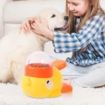 Pet slow food bowl, duck dog snack dispenser, slow anti-swallowing dog food feeder interactive feeder for small and medium pets - Image 2