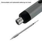 USB soldering iron mini small soldering iron set portable household type-C interface 800mAh battery Adjustable temperature - Image 4
