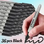 12pcs permanent marker set, quick drying and fade resistant fine dot marking, suitable for wood, plastic, paper, metal, etc. - Image 9