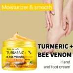 Turmeric Bee Venom Anti-Drying Crack Foot Cream Hand Cracked Repair Skin Removal Care Cream Dead Feet Hand Skin 50g - Image 5