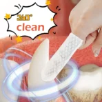 Pet cleaning products Disposable finger toothbrush Pet teeth cleaning finger covers wet wipes  Dog and cat oral cleaning - Image 3