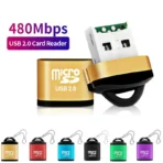 Mini USB Micro SD/TF Memory Card Reader USB 2.0 High Speed  Adapter for Computer Desktop Laptop Notebooks Accessories cartridg