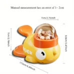 Pet slow food bowl, duck dog snack dispenser, slow anti-swallowing dog food feeder interactive feeder for small and medium pets - Image 3