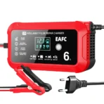 Car Battery Charger 6A 12V Car and Motorcycle Battery Charging Device Lead-acid Battery Smart Repair LCD Display - Image 9