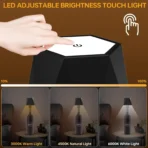 Wireless Bottle Table Lamp Touch Control of 3 Colors and Stepless Dimming Night Lamp For Bar Wine Bottles Decor Desk Lights - Image 3