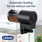 Automatic Fish Feeder With Timer IP66 Waterproof Auto Fish Tank Feeder 100ml Capacity Food Dispenser For Fish/Turtle