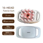 16-Head Fascia Gun High-Frequency Vibration Body Massage Gun Waist and Back  Massager Neck Shoulder Massager Muscle masajeador - Image 7