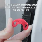 SEAMETAL 4pcs Universal Car Door Lock Damper Buffer Sillcone Deadener Seal Shock Absorber Noise Insulation for Car Accessories - Image 5
