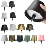 Wireless Bottle Table Lamp Touch Control of 3 Colors and Stepless Dimming Night Lamp For Bar Wine Bottles Decor Desk Lights