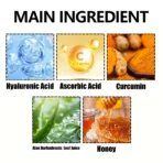 Turmeric Bee Venom Anti-Drying Crack Foot Cream Hand Cracked Repair Skin Removal Care Cream Dead Feet Hand Skin 50g - Image 3