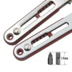 Multifunctional Bidirectional Forward and Reverse Ratchet Screwdriver Elbow Flat Head Wrench Cross Screwdriver Slotted Tool - Image 3