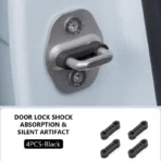 SEAMETAL 4pcs Universal Car Door Lock Damper Buffer Sillcone Deadener Seal Shock Absorber Noise Insulation for Car Accessories - Image 7