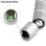 Spark Plug Socket Wrench Adapter 14mm 16mm Install Replace Repair Kit Swivel Torque Magnetic Remove Removal Gap Tool Car AUTO - Image 4