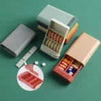 Mini Small Portable Travel Vitamin Box Pill Cases Container Organizer Storage Tablet 7 Days 6 Grids Medicine Fish Oils - Image 2