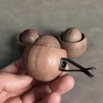 Car & Home Essential Oil Diffuser - Made of Wood Mini Cute Natural Fragrance Diffuser Suitable for Bedroom Living Room Bathroom