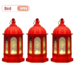 1-10PCS 2026 Ramadan Vintage Castle Candle Holder Middle Eastern Lantern Creative Handheld Lantern Electronic Candle Decoration - Image 15