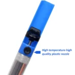 Blue Aluminum Metal Desoldering Pump Suction Tin Sucker Pen Removal Vacuum Soldering Iron Desolder Hand Welding Tools - Image 5