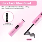 Lash Bond and Seal 10ml for Lash Clusters Super Hold Long-Lasting Non-Irritating Eyelash Glue for DIY at Home - Image 4
