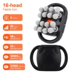 16-Head Fascia Gun High-Frequency Vibration Body Massage Gun Waist and Back  Massager Neck Shoulder Massager Muscle masajeador - Image 9