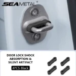 SEAMETAL 4pcs Universal Car Door Lock Damper Buffer Sillcone Deadener Seal Shock Absorber Noise Insulation for Car Accessories