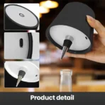 Wireless Bottle Table Lamp Touch Control of 3 Colors and Stepless Dimming Night Lamp For Bar Wine Bottles Decor Desk Lights - Image 4
