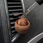 Car & Home Essential Oil Diffuser - Made of Wood Mini Cute Natural Fragrance Diffuser Suitable for Bedroom Living Room Bathroom - Image 2