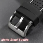 Premium Silicone Watch Band Waterproof Soft Rubber Strap 20mm 22mm 24mm Breathable Watch Strap Replacement for Universal Watch - Image 2
