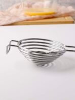 1pc Stainless Steel Egg Separator, Easy Yolk & Egg White Separator, Anti-Scald Handle, Baking & Breakfast Tool, Easy To Clean & Durable - Image 3